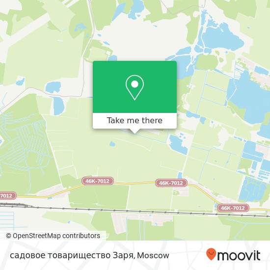 садовое товарищество Заря map