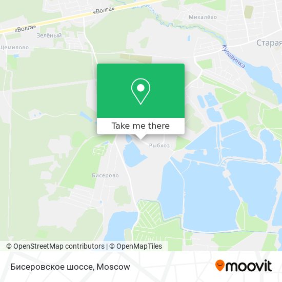Бисеровское шоссе map
