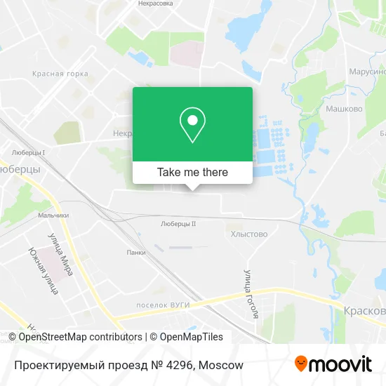 Проектируемый проезд № 4296 map