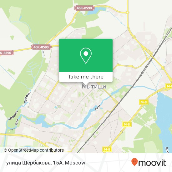 улица Щербакова, 15А map