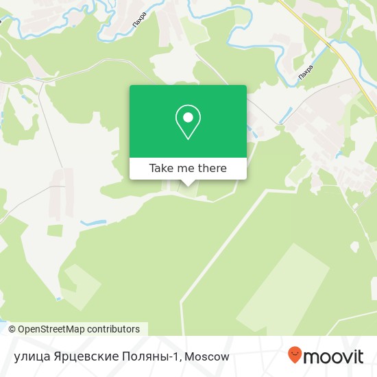 улица Ярцевские Поляны-1 map