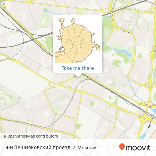 4-й Вешняковский проезд, 7 map