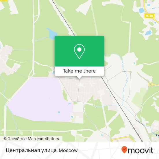 Центральная улица map