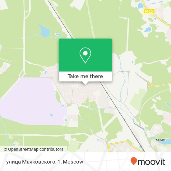 улица Маяковского, 1 map