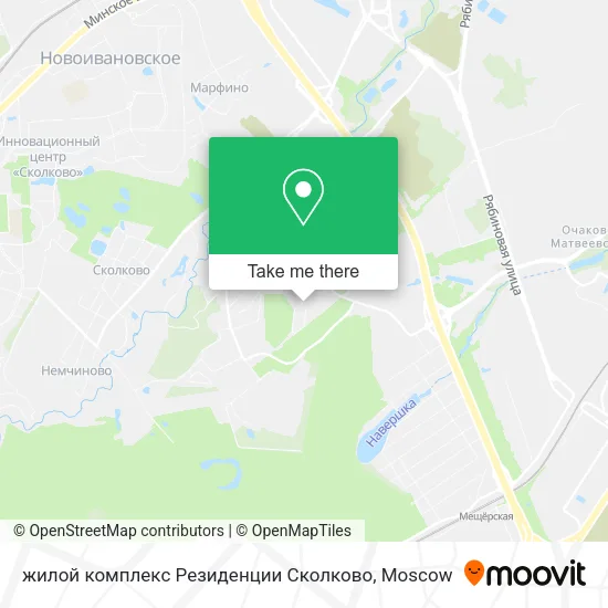 жилой комплекс Резиденции Сколково map