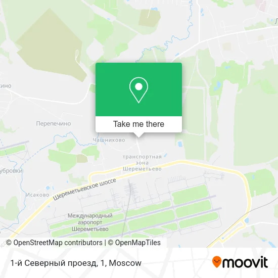1-й Северный проезд, 1 map