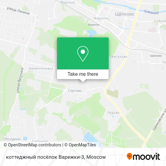 коттеджный посёлок Варежки-3 map