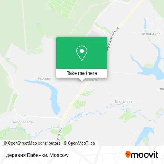 деревня Бабенки map