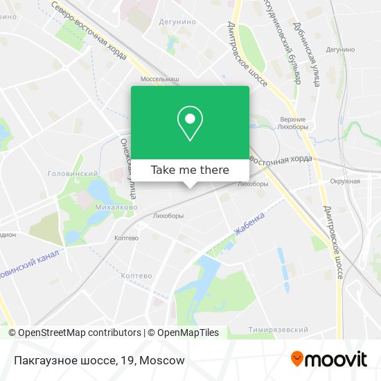 Пакгаузное шоссе, 19 map