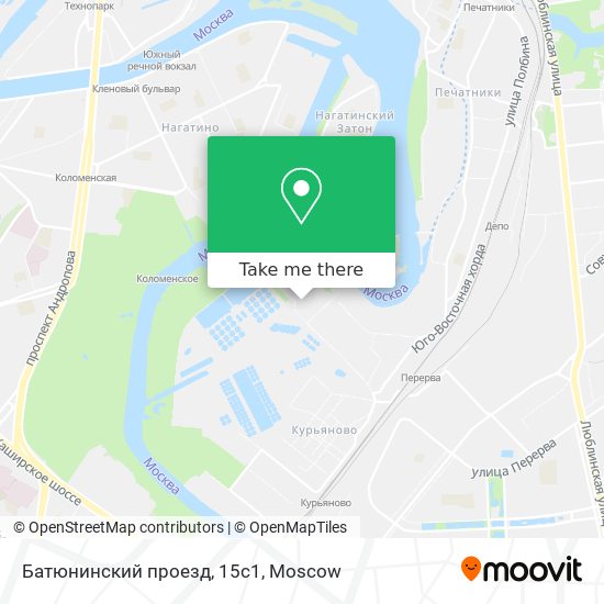 Батюнинский проезд, 15с1 map