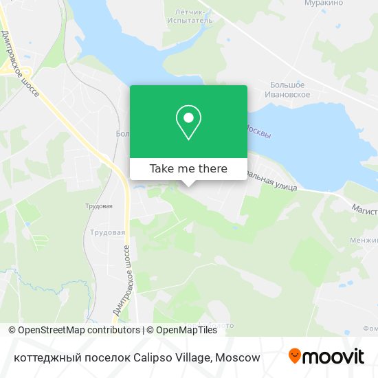 коттеджный поселок Calipso Village map