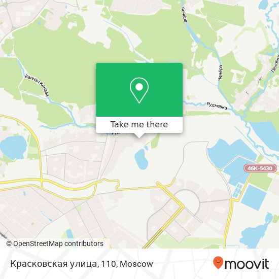 Красковская улица, 110 map