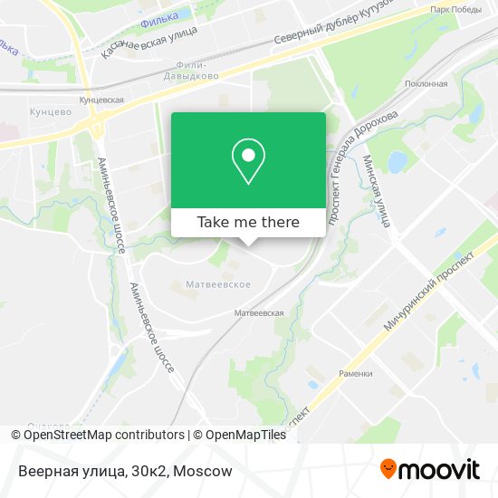 Веерная улица, 30к2 map