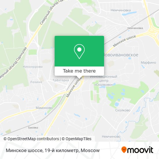Минское шоссе, 19-й километр map
