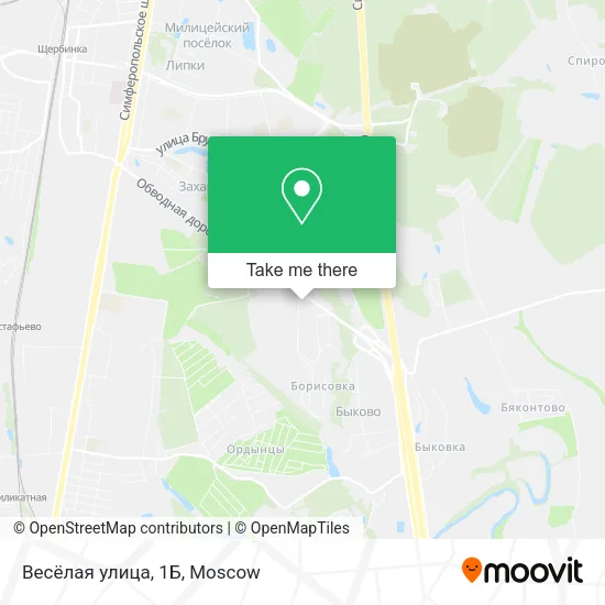 Весёлая улица, 1Б map