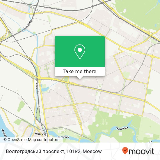 Волгоградский проспект, 101к2 map