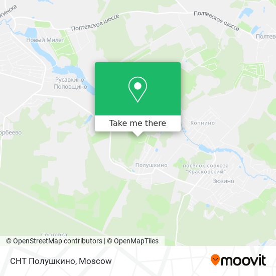 СНТ Полушкино map