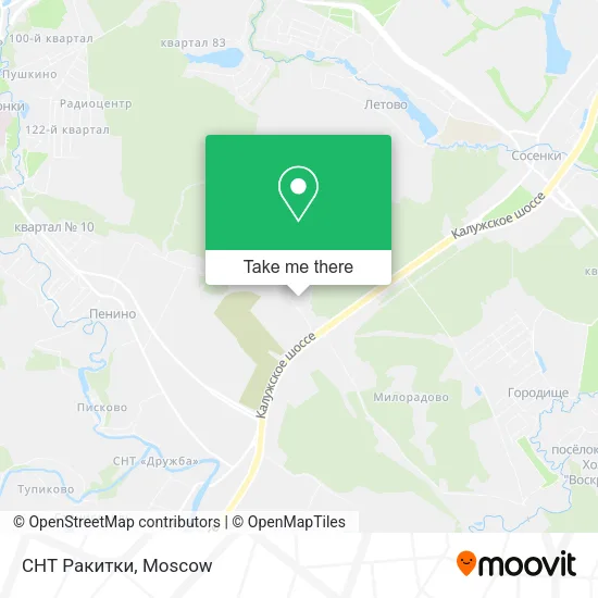СНТ Ракитки map