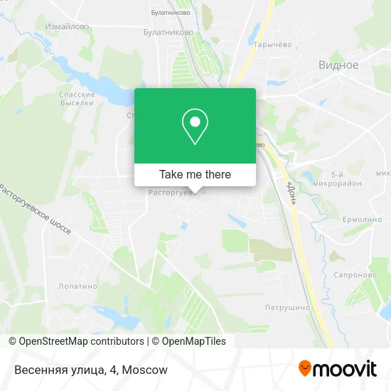 Весенняя улица, 4 map