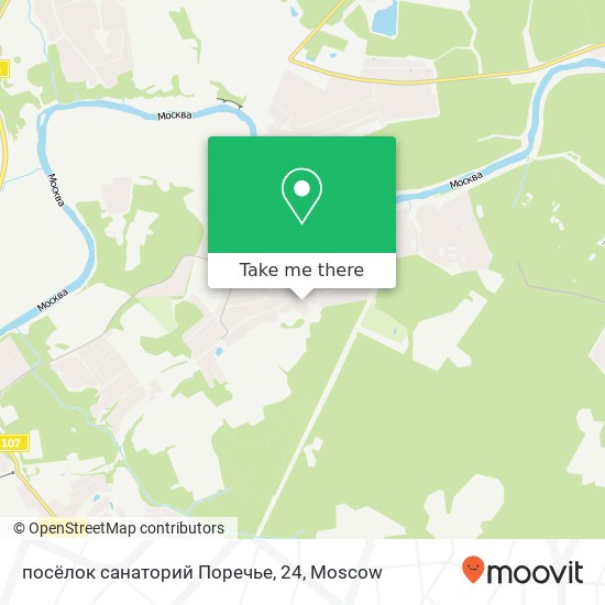 посёлок санаторий Поречье, 24 map