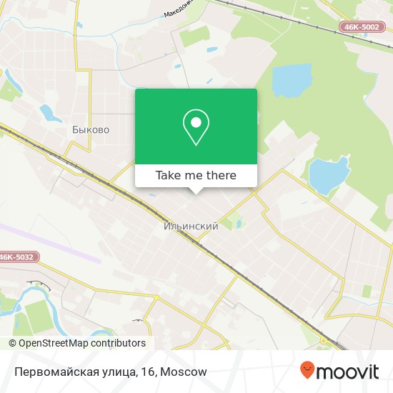 Первомайская улица, 16 map