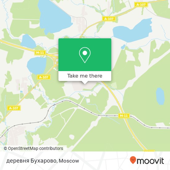деревня Бухарово map