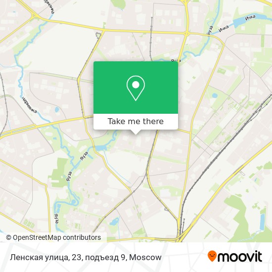 Ленская улица, 23, подъезд 9 map