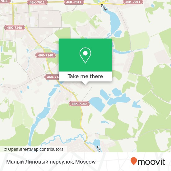 Малый Липовый переулок map