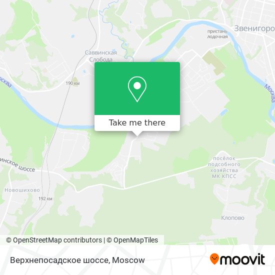 Верхнепосадское шоссе map