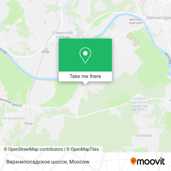 Верхнепосадское шоссе map