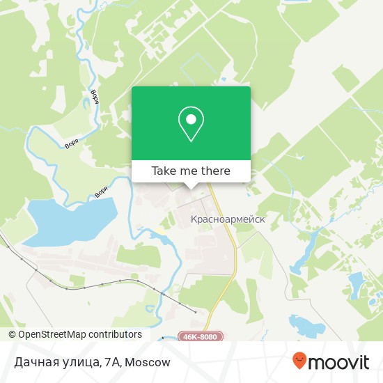 Дачная улица, 7А map