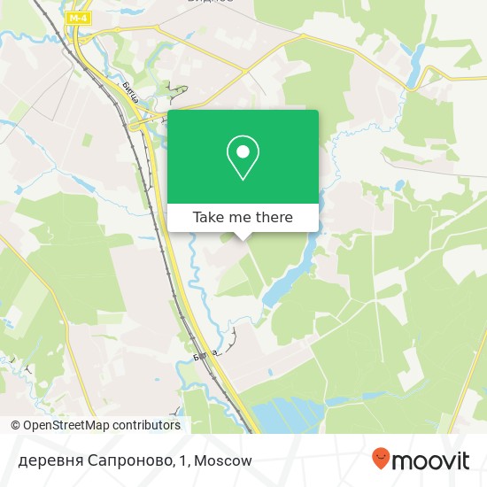 деревня Сапроново, 1 map