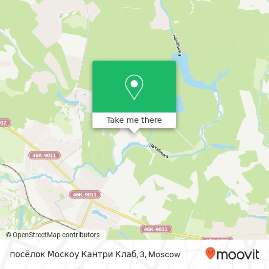 посёлок Москоу Кантри Клаб, 3 map