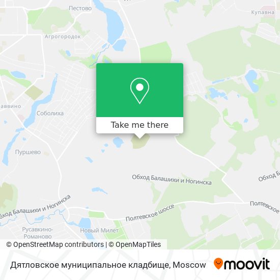 Дятловское муниципальное кладбище map