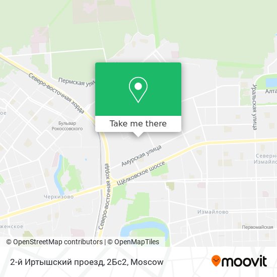 2-й Иртышский проезд, 2Бс2 map