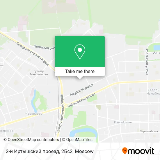 2-й Иртышский проезд, 2Бс2 map