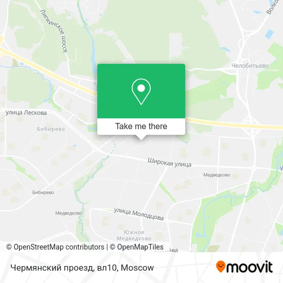 Чермянский проезд, вл10 map