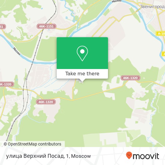 улица Верхний Посад, 1 map