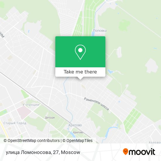 улица Ломоносова, 27 map