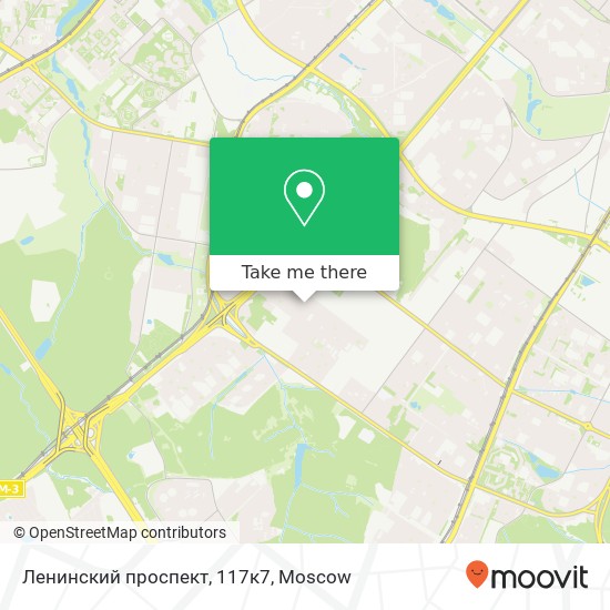 Ленинский проспект, 117к7 map