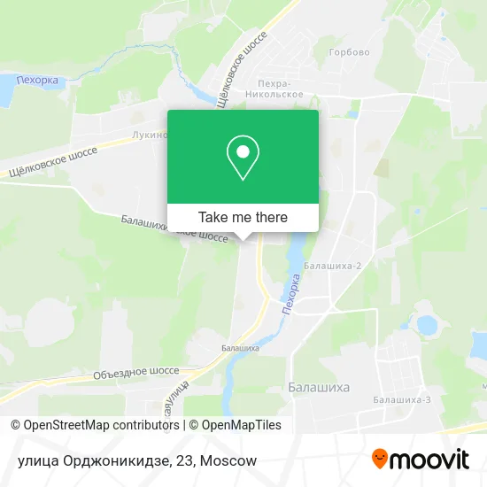 улица Орджоникидзе, 23 map