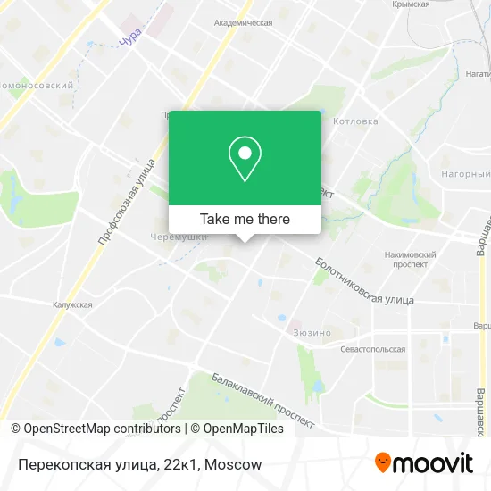 Перекопская улица, 22к1 map