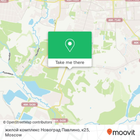 жилой комплекс Новоград Павлино, к25 map