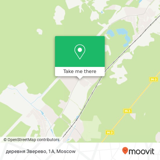 деревня Зверево, 1А map