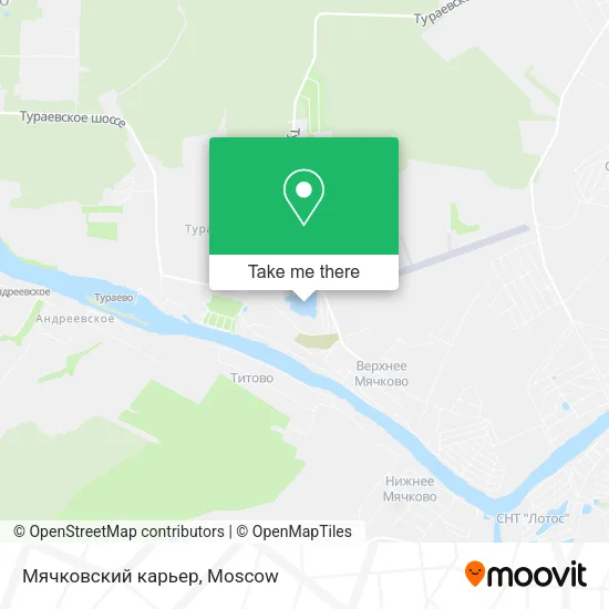 Мячковский карьер map