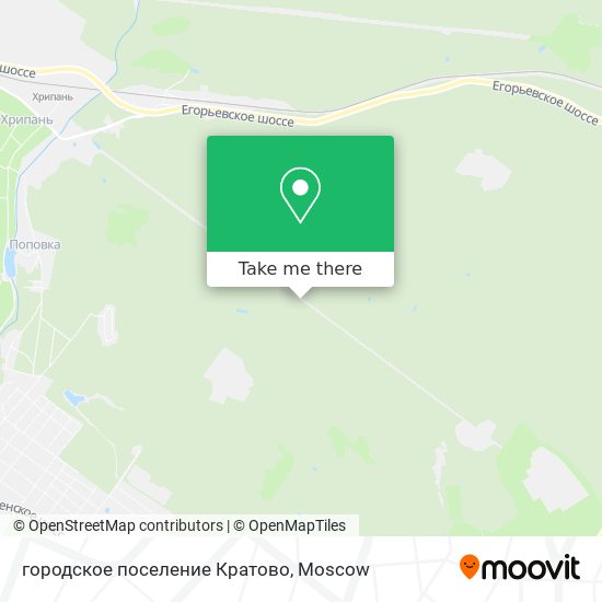 городское поселение Кратово map