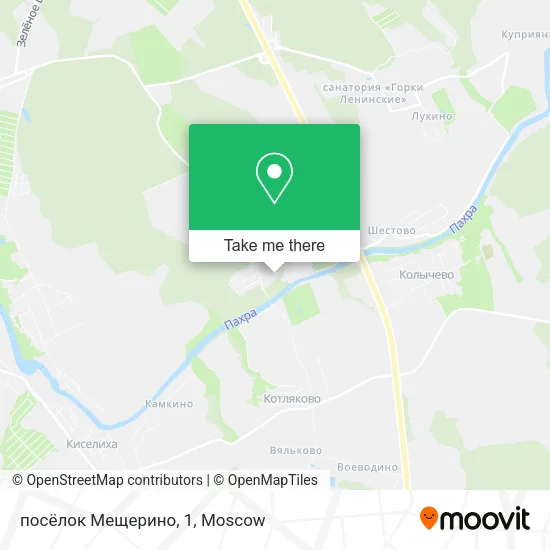 посёлок Мещерино, 1 map