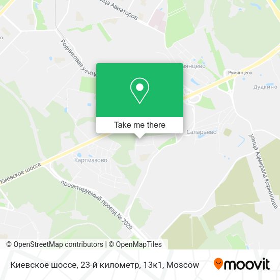 Киевское шоссе, 23-й километр, 13к1 map