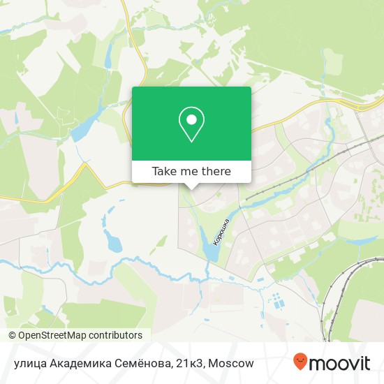 улица Академика Семёнова, 21к3 map