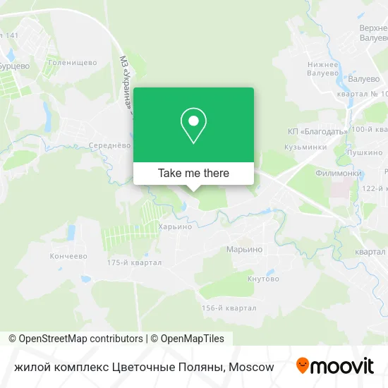 жилой комплекс Цветочные Поляны map
